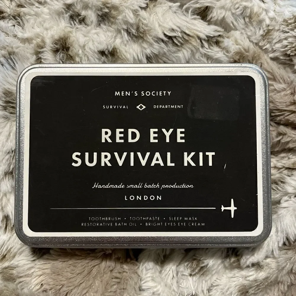Men’s Society Red Eye Survival Travel Kit
